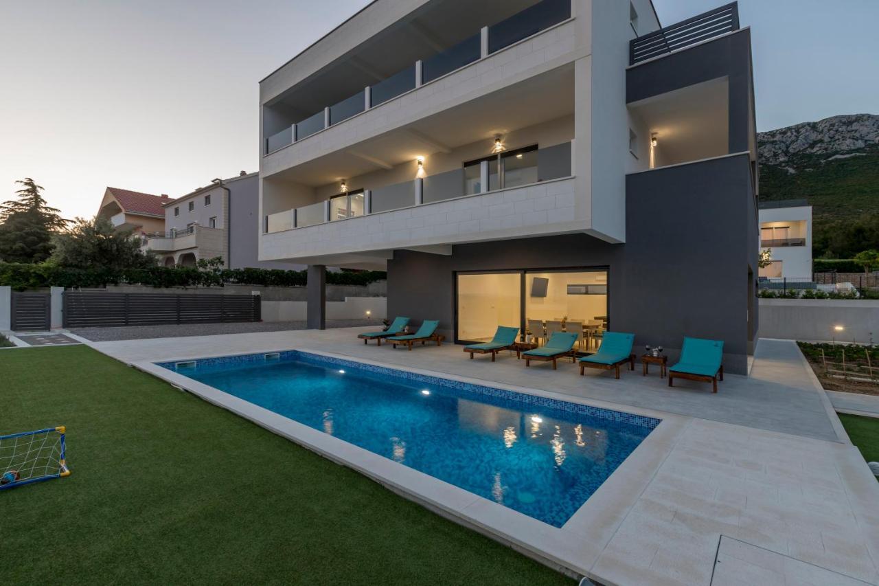 Luxury Villa La Nonna Ana - Heated Pool, Sea View, Near Split Kaštela Eksteriør billede
