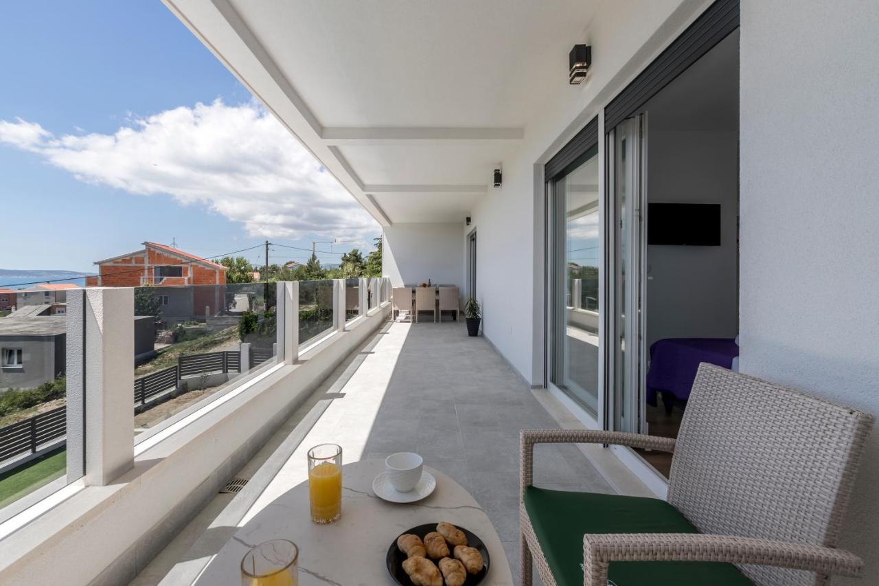 Luxury Villa La Nonna Ana - Heated Pool, Sea View, Near Split Kaštela Eksteriør billede