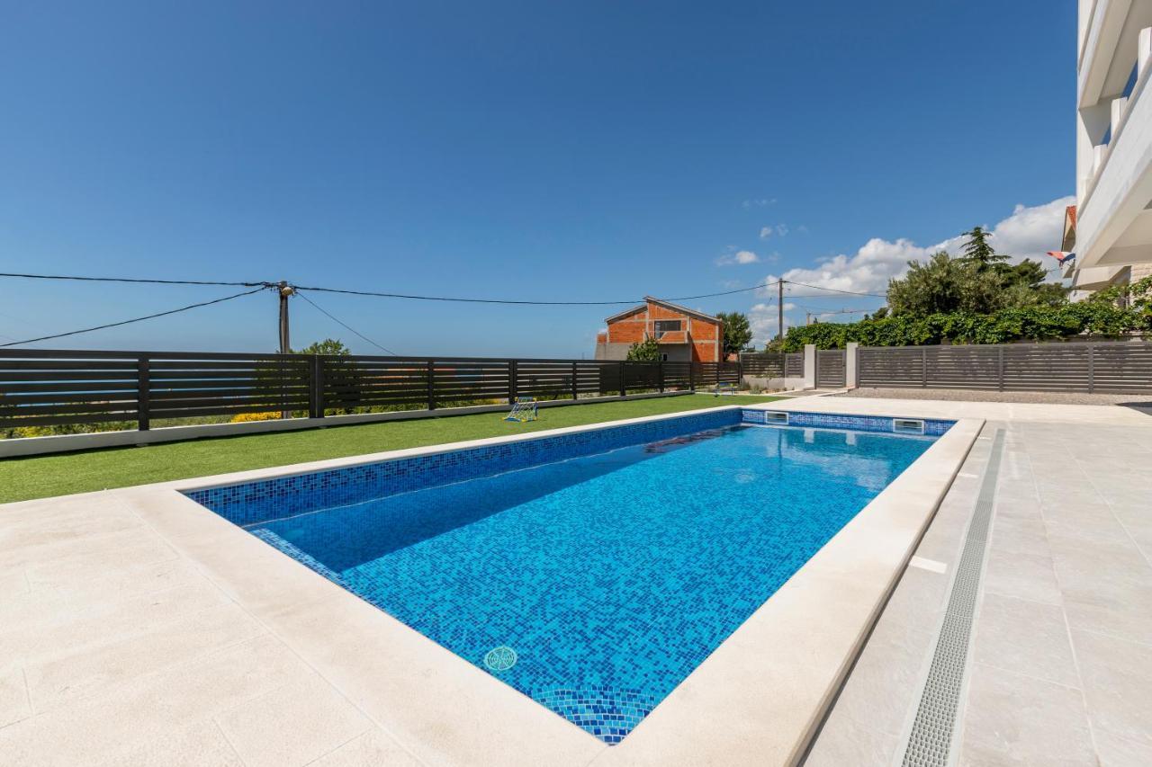 Luxury Villa La Nonna Ana - Heated Pool, Sea View, Near Split Kaštela Eksteriør billede