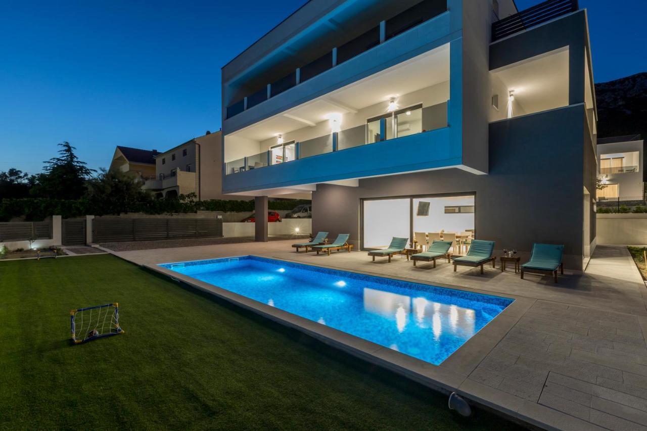 Luxury Villa La Nonna Ana - Heated Pool, Sea View, Near Split Kaštela Eksteriør billede