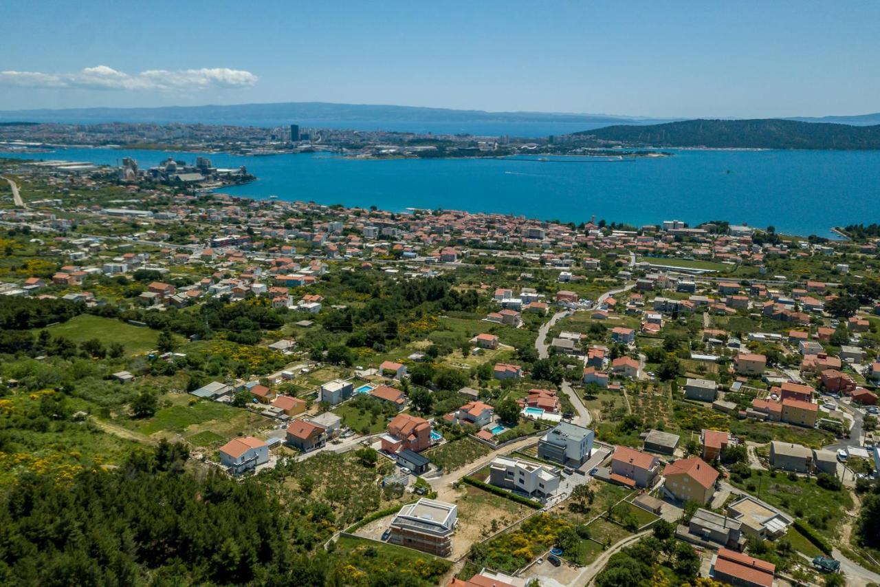 Luxury Villa La Nonna Ana - Heated Pool, Sea View, Near Split Kaštela Eksteriør billede